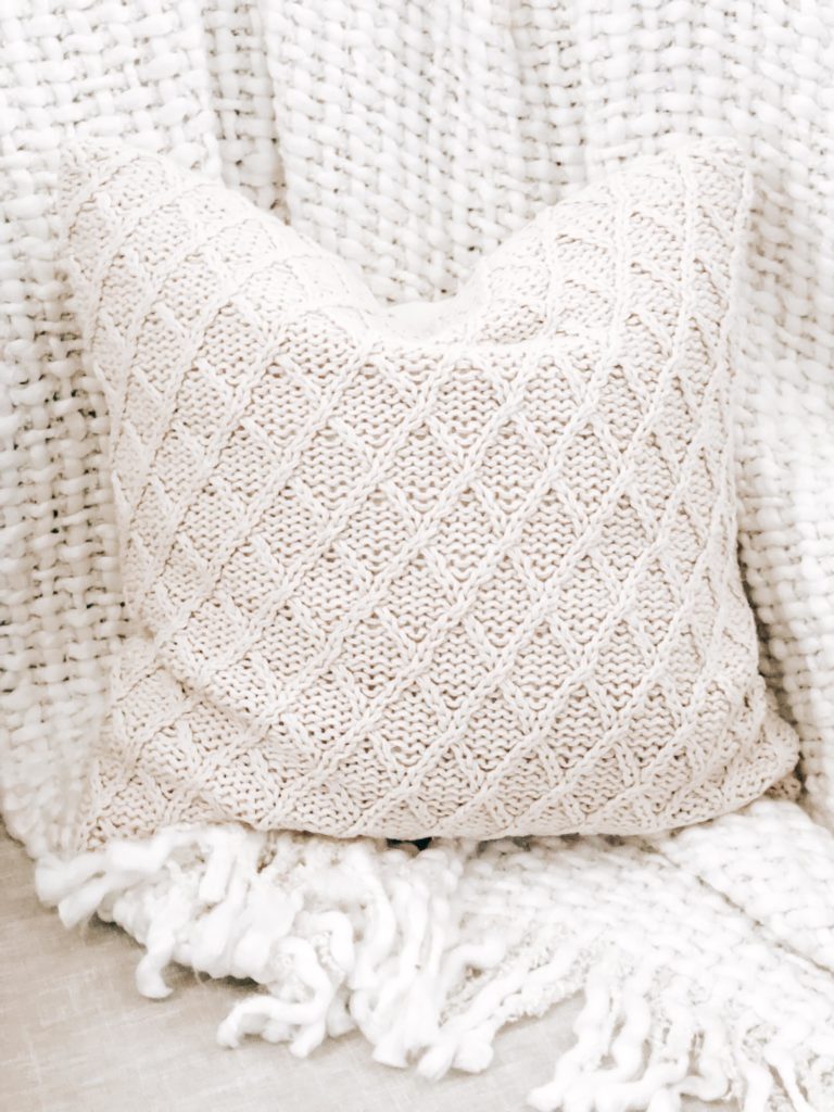Cozy Knit Pillow
