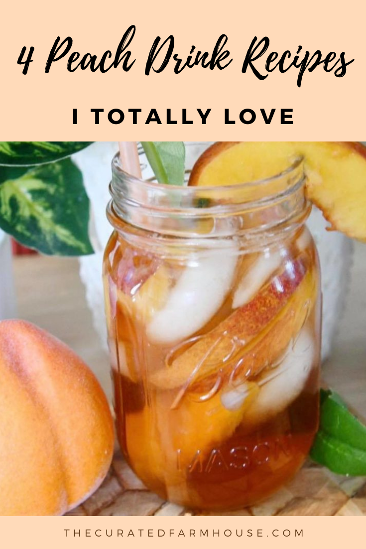 4 Peach Drink Recipes I Totally Love