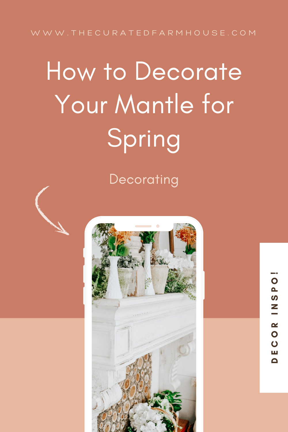 Quick Ways To Decorate Your Mantel For Spring