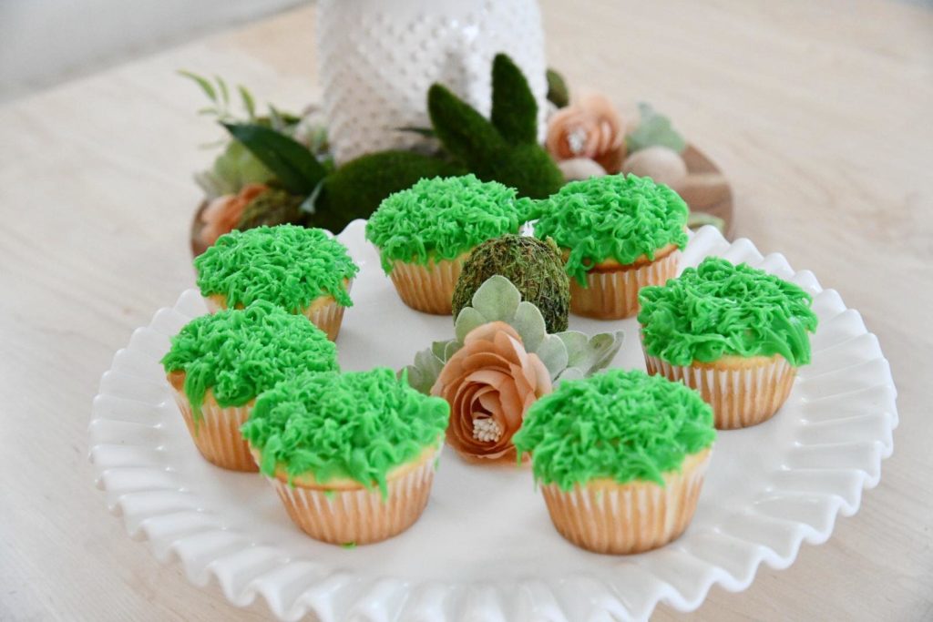 Grass Cupcake Icing