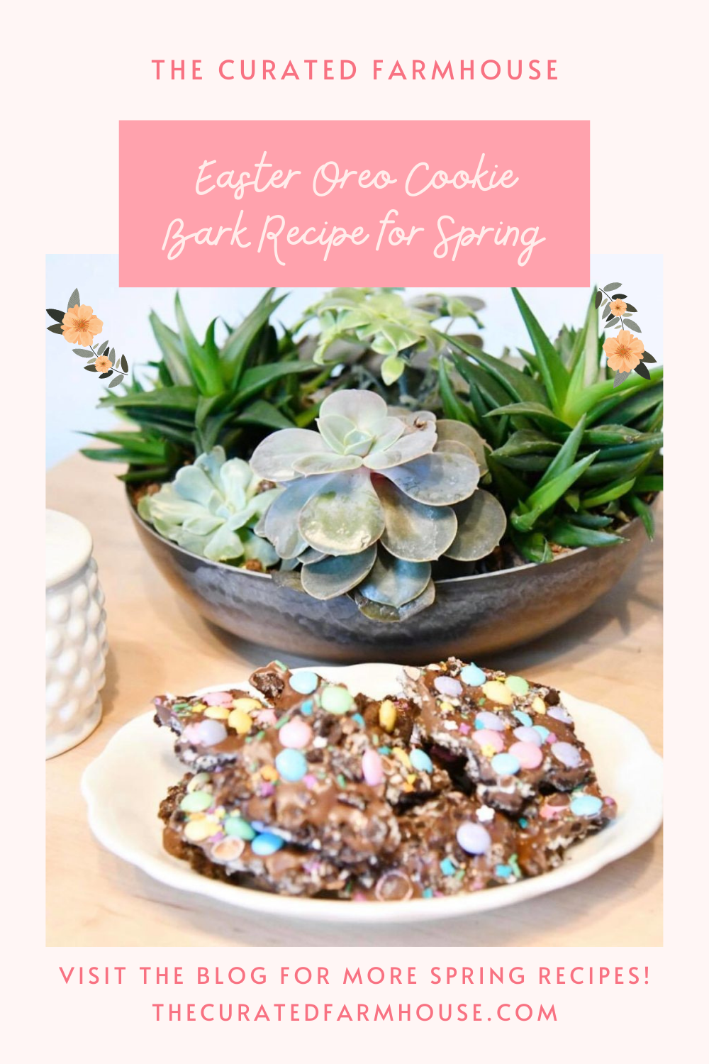 How To Make Easy Oreo Cookie Spring Easter Bark