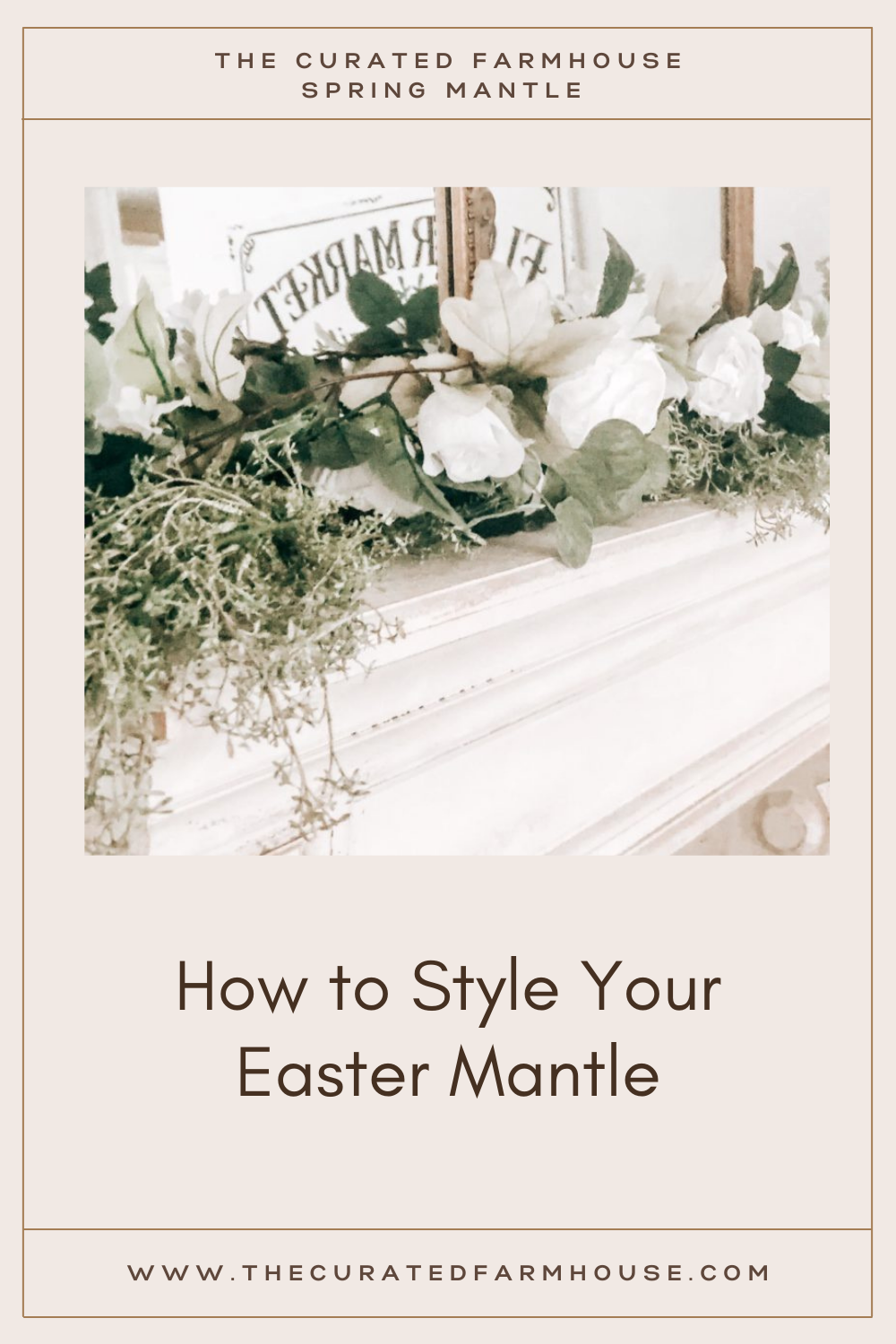 How to Style Your Easter Mantle