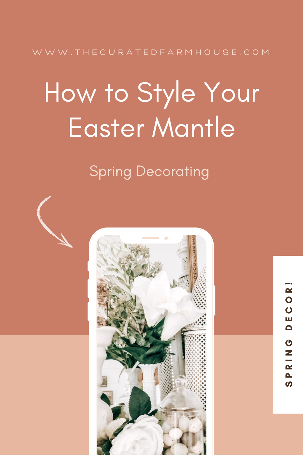 How to Style Your Easter Mantle