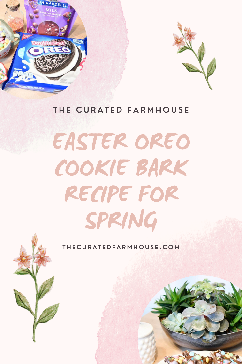 How To Make Easy Oreo Cookie Spring Easter Bark