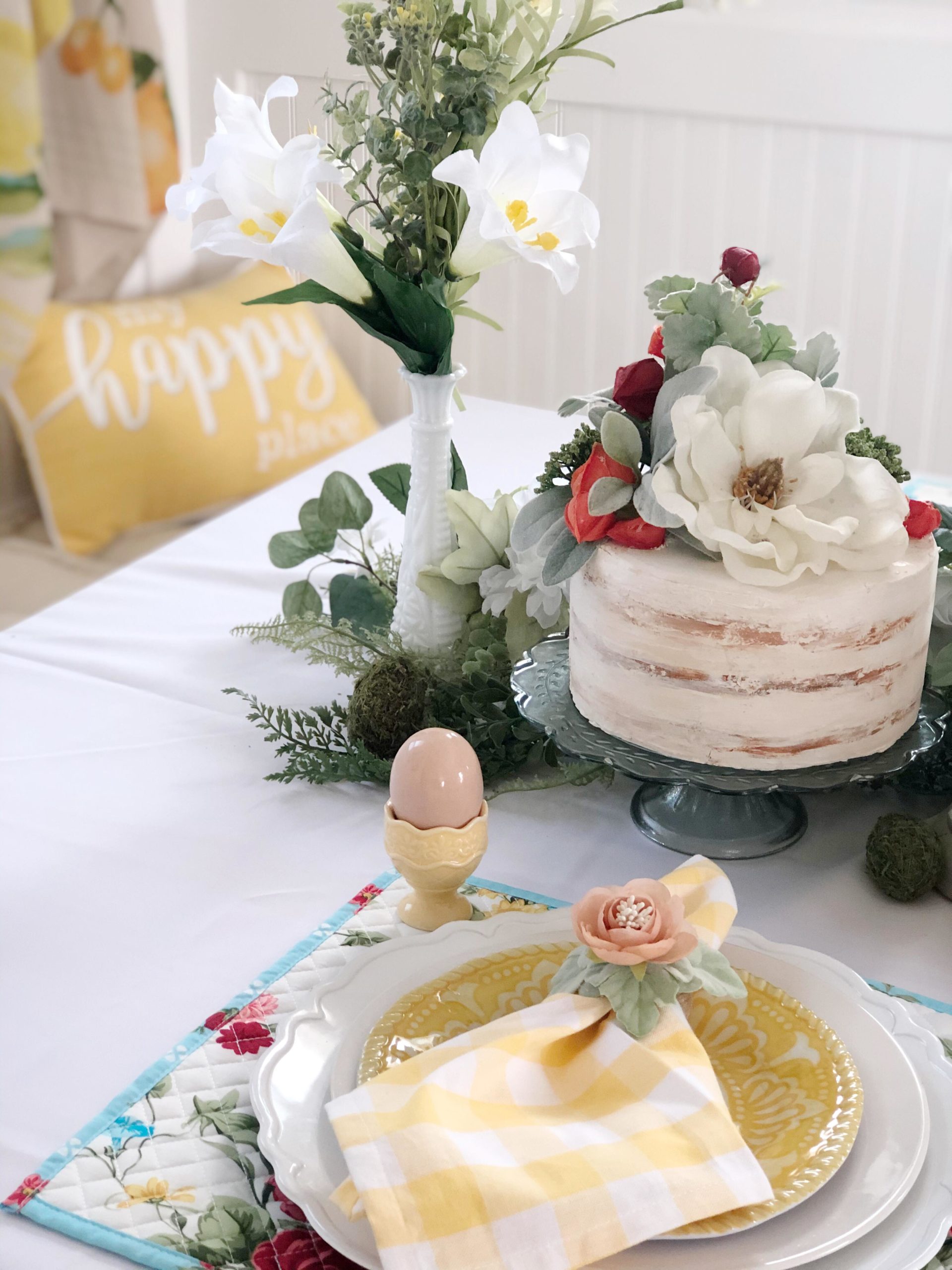 How to Create a Beautiful Easter Tablescape - The Curated Farmhouse