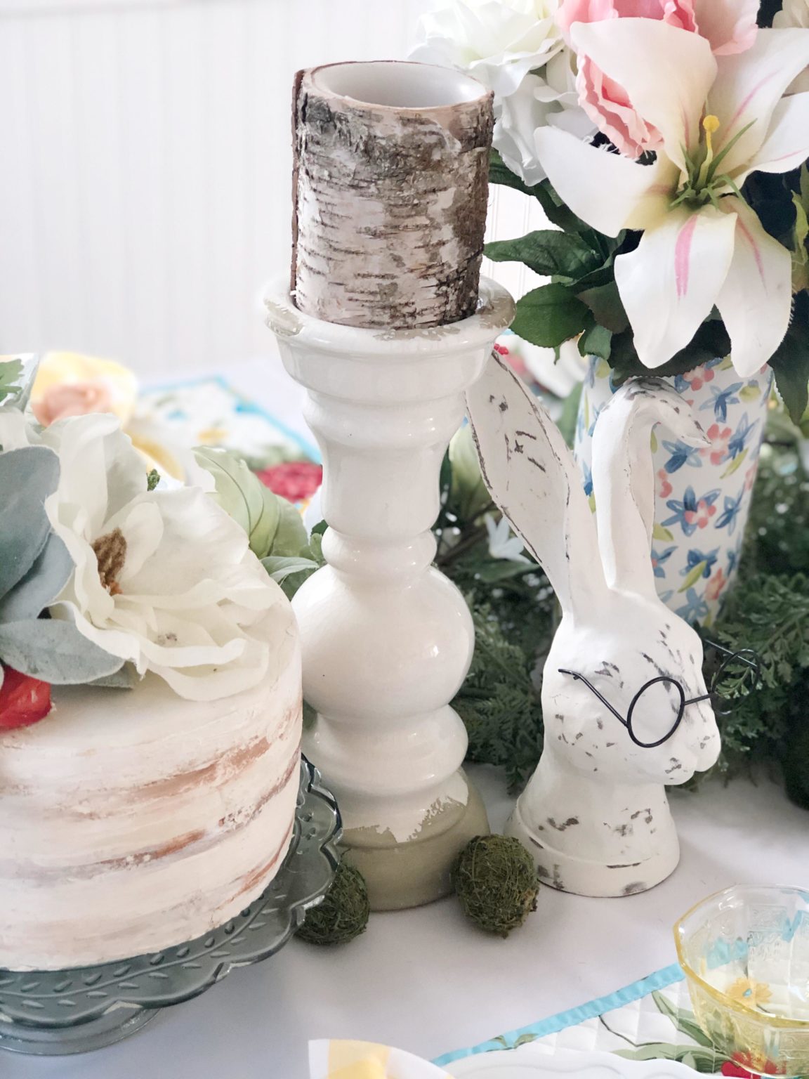 How to Create a Beautiful Easter Tablescape - The Curated Farmhouse