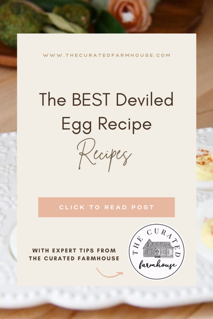 The BEST Deviled Egg Recipe pin 4