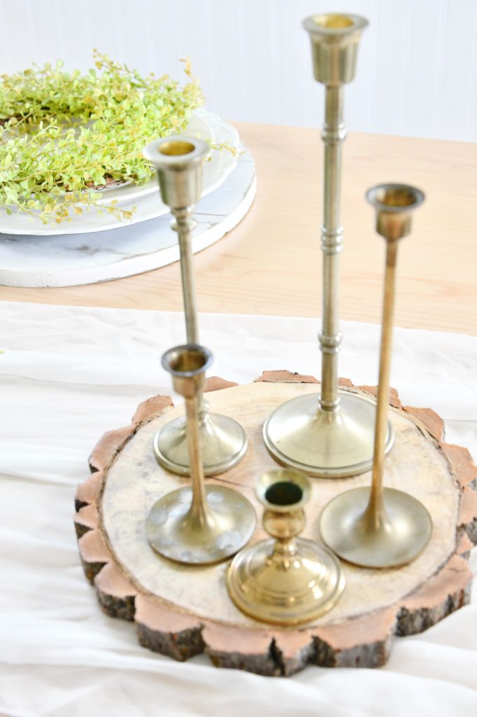 How to Create a Summer Tablescape That Wows Brass Tapers