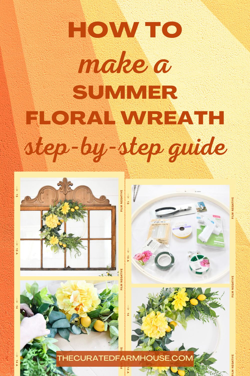 How to Make a Summer Floral Wreath (Step-by-Step Guide)