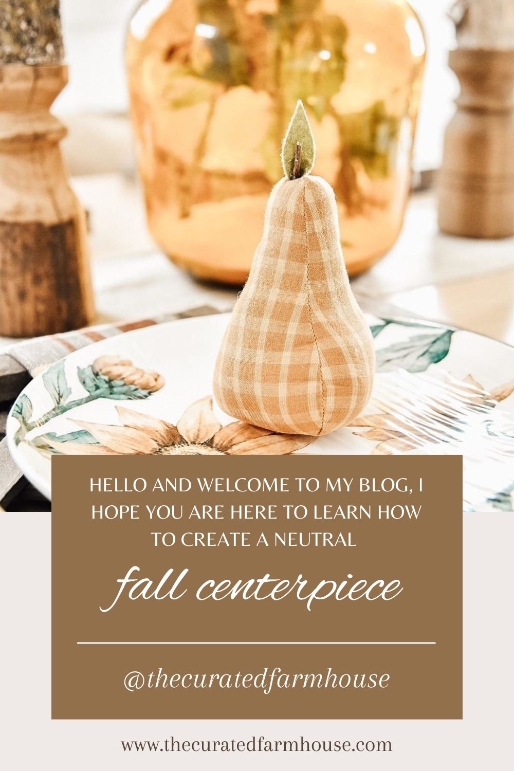 How to Create a Neutral Fall Centerpiece