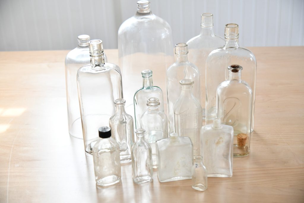 Vintage Bottles from antique store