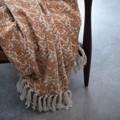 floral pattern throw
