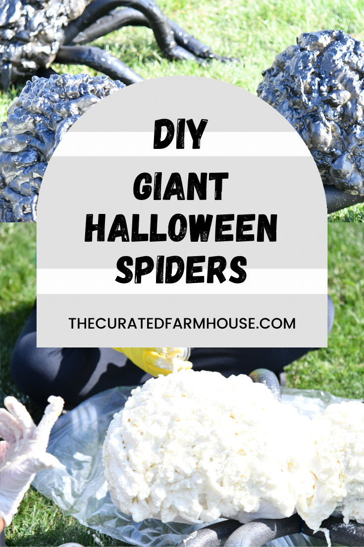 How To Make DIY Giant Halloween Spiders