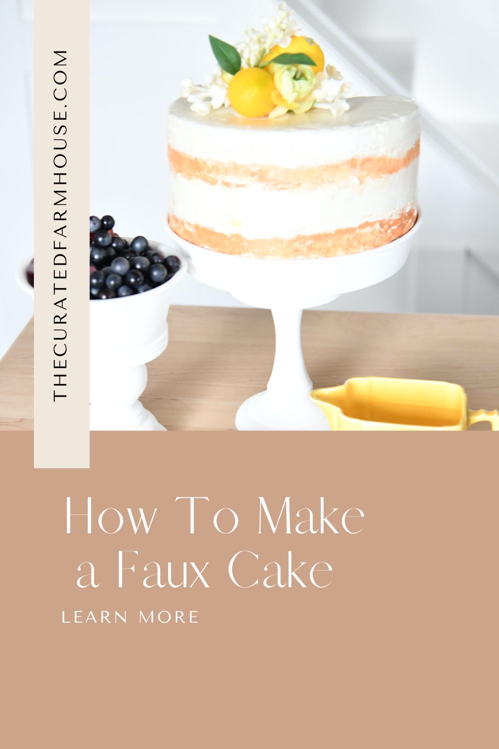 How To Make a Faux Cake