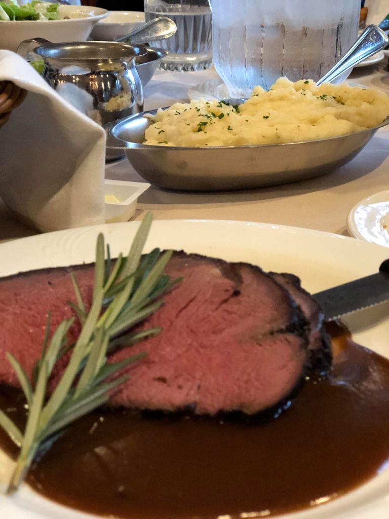 Woodloch steak and potatoes