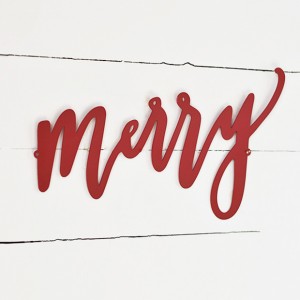 MERRY HOLIDAY WORD WALL SIGN