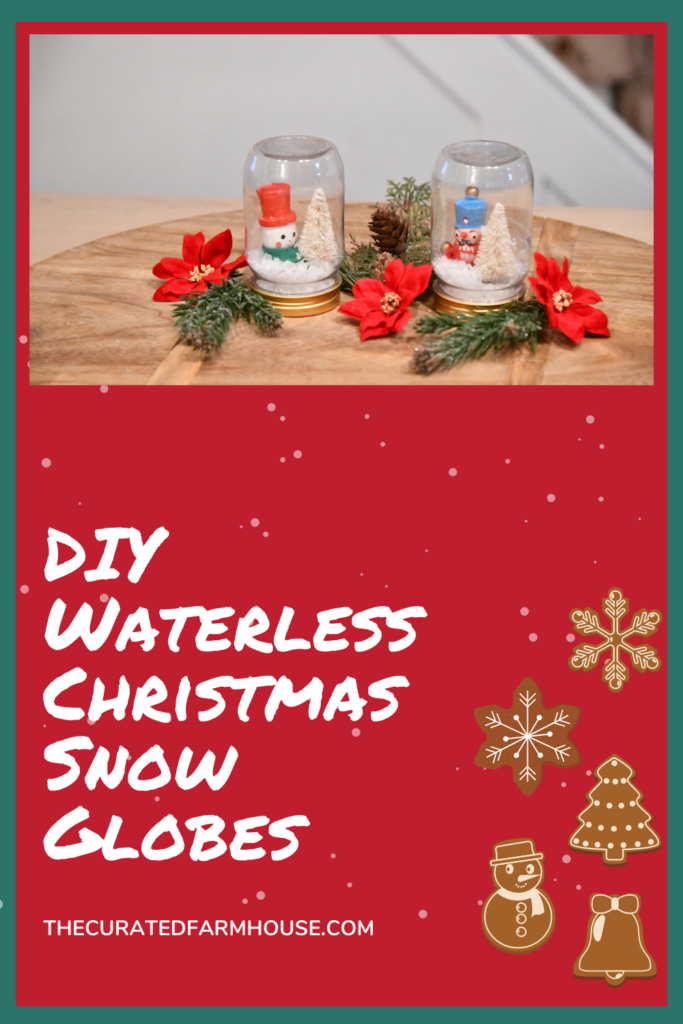 Waterless Christmas Snow Globes