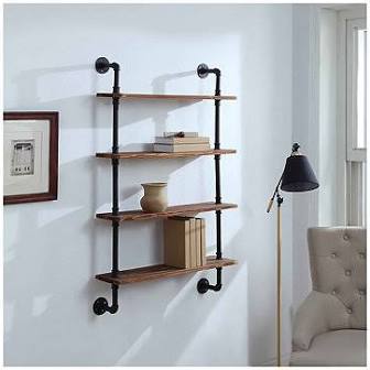Annalee 4-Tier Industrial Piping Shelf