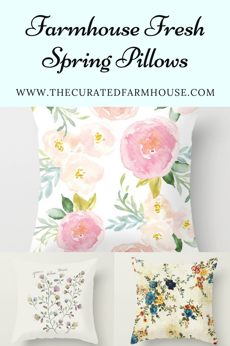 Wait Until You See These Farmhouse Fresh Spring Pillows
