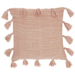 Life Styles Woven with Tassels Throw Pillow
