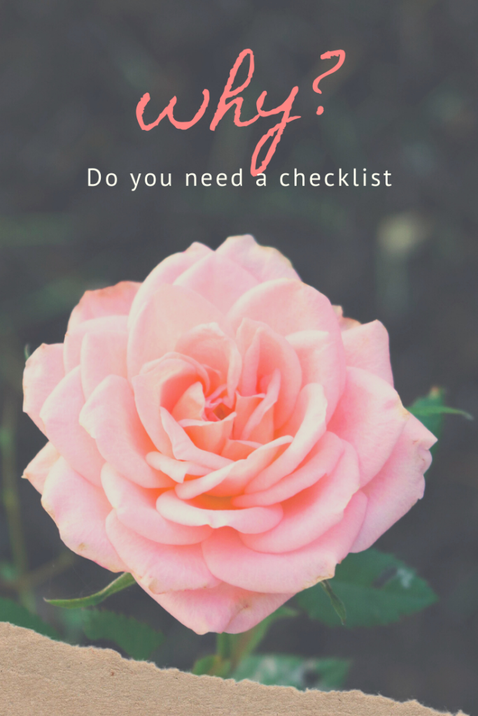 why do you need a spring cleaning checklist