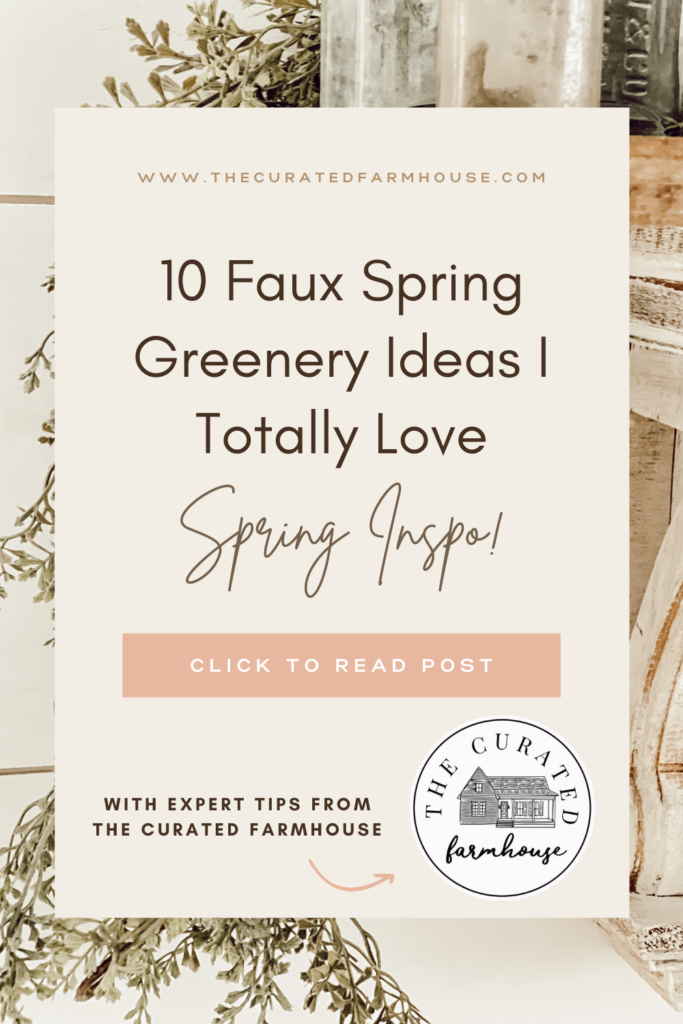 10 Faux Spring Greenery Ideas I Totally Love Pin 2