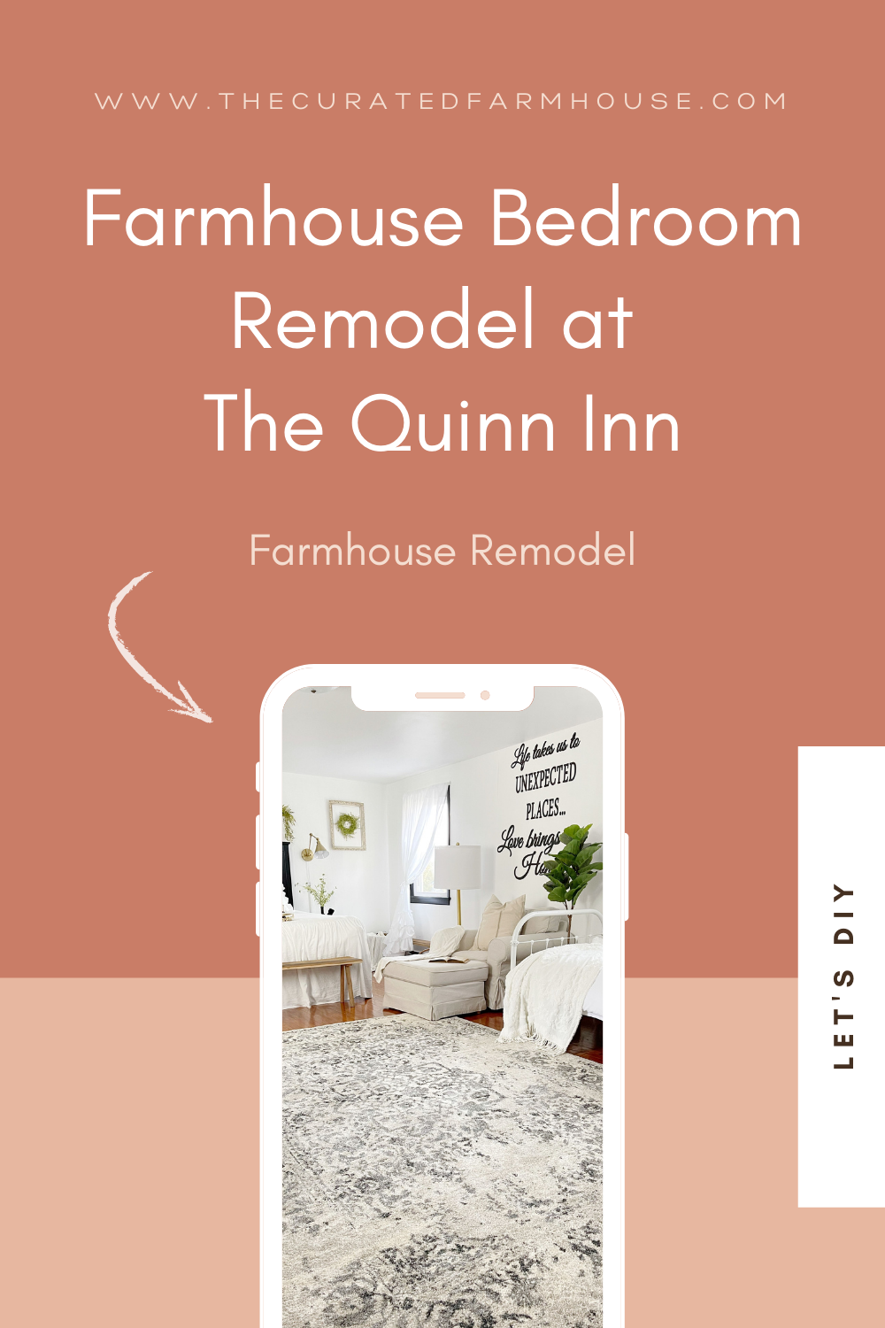 Farmhouse Bedroom Remodel at The Quinn Inn
