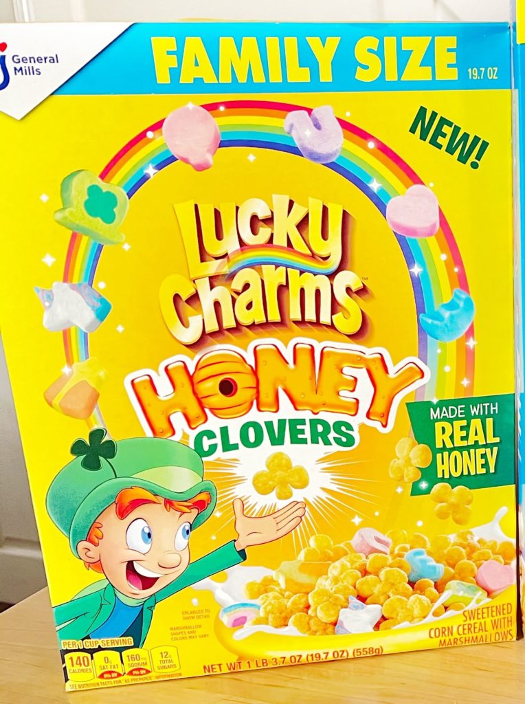 Lucky Charm Cookie cereal Box