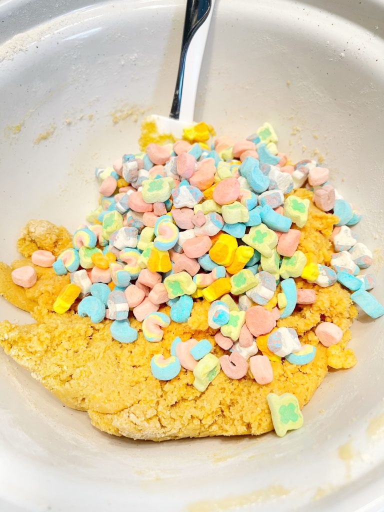 Lucky Charm Cookie mix marshmellow