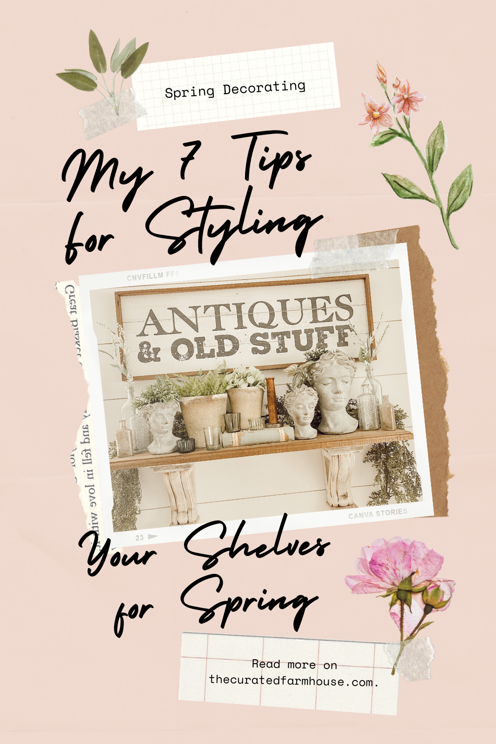 Quick and Easy Ways To Style Your Shelves for Spring