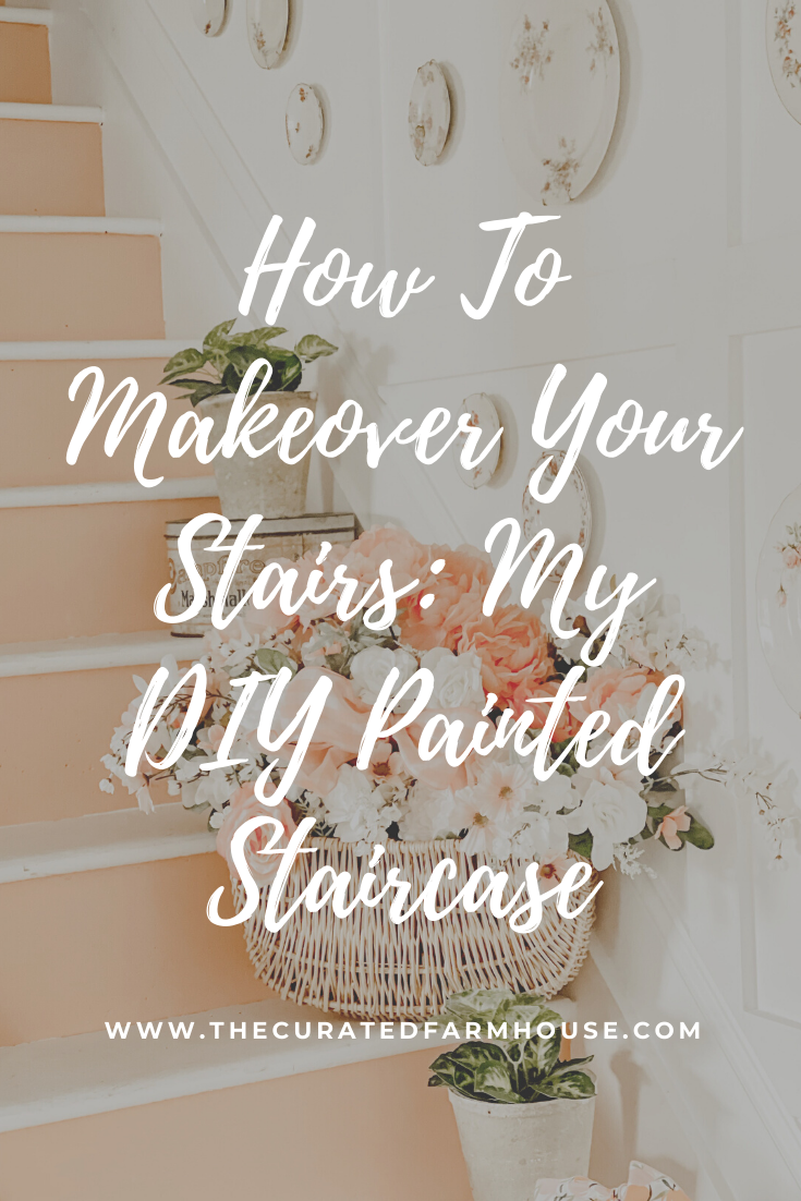 How To Makeover Your Stairs: My DIY Painted Staircase