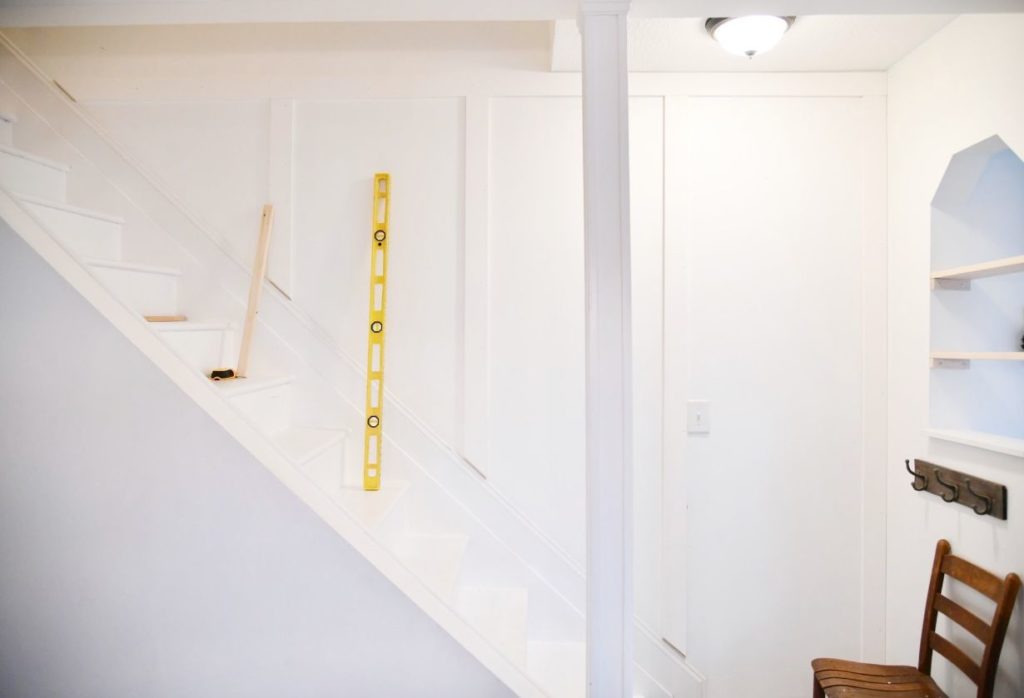 How To Makeover Your Stairs- My DIY Painted Staircase measuring