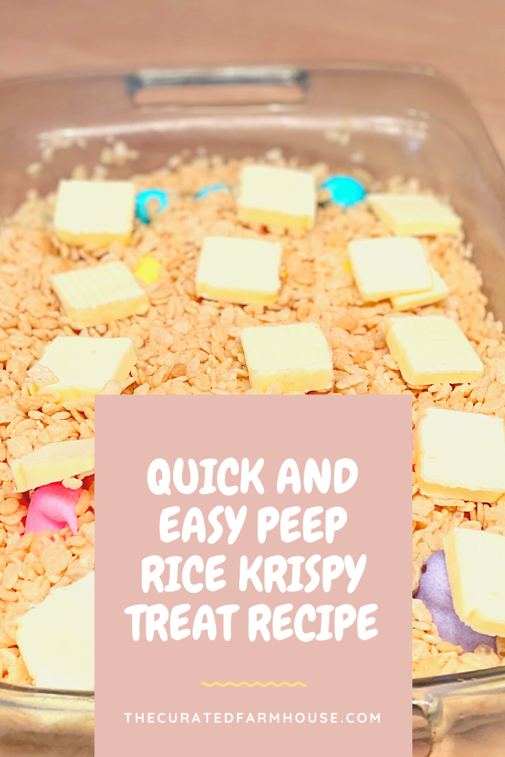 Quick and Easy Peep Rice Krispy Treat Recipe