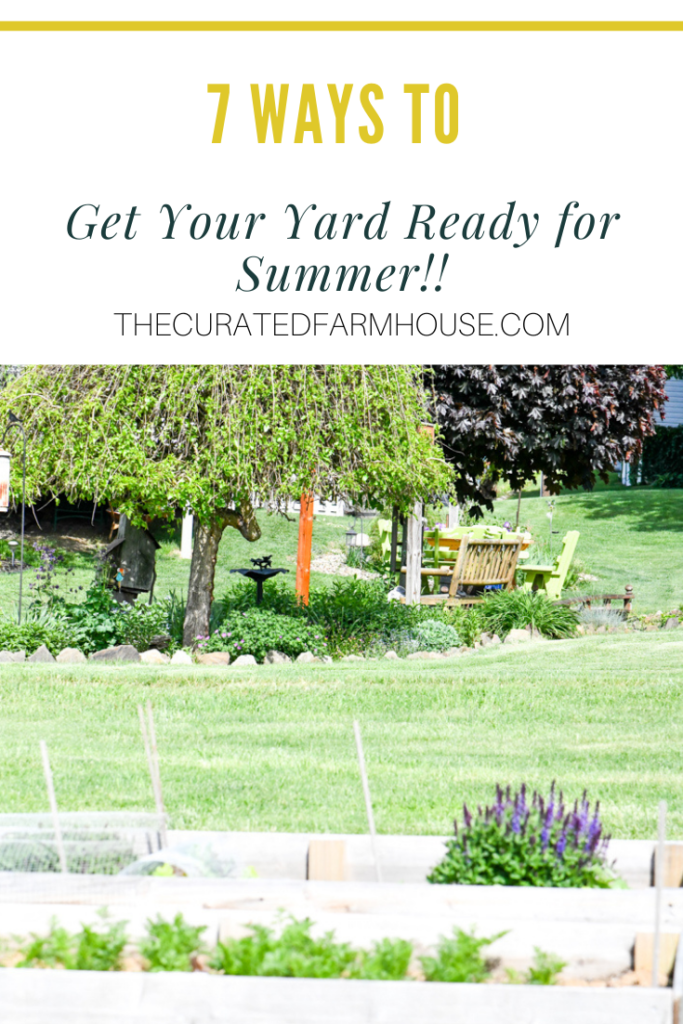 7 Ways To Get Your Yard Ready for Summer Pinterest Graphic1