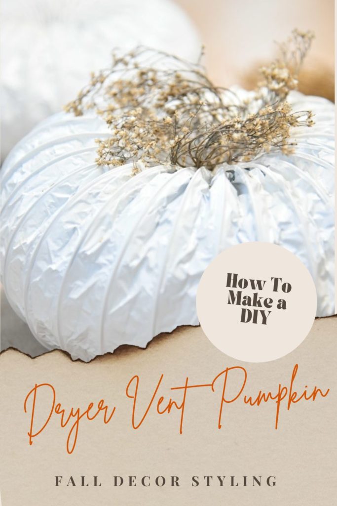 How to Make a DIY Dryer Vent Pumpkin PIN 2