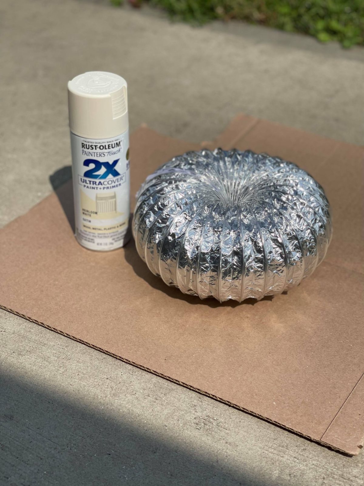 How to Make a DIY Dryer Vent Pumpkin The Curated Farmhouse