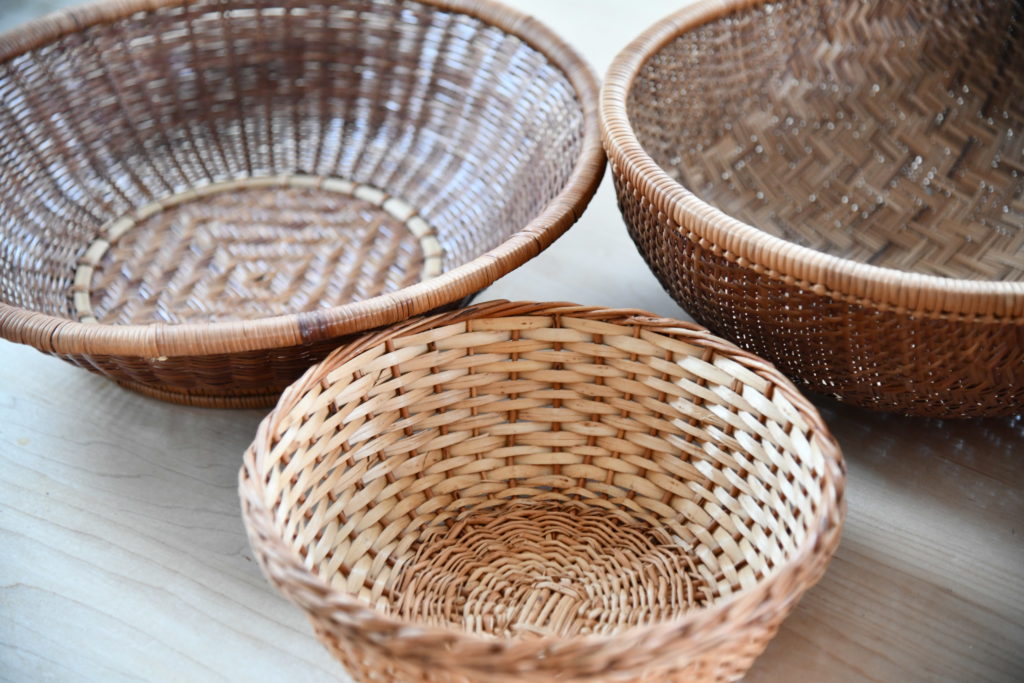 set of 3 variety size wickerr basket for DIY basket centerpiece