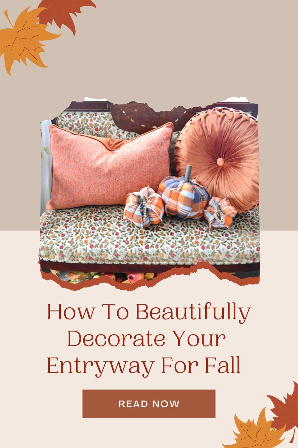 How To Beautifully Decorate Your Entryway For Fall
