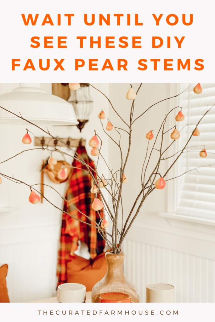 Wait Until You See These DIY Faux Pear Stems Pin 1