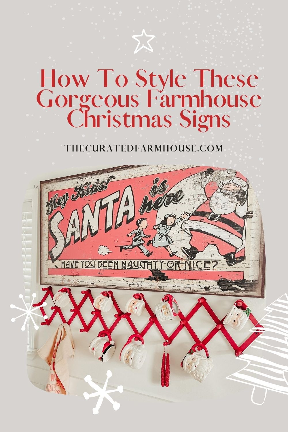 How To Style These Gorgeous Farmhouse Christmas Signs