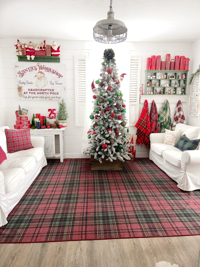 If You Love Christmas Plaid You Will Love This Ruggable Rug finihsed living room rug