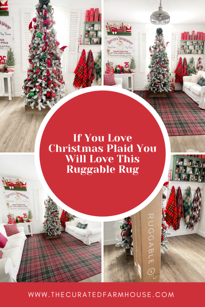 If You Love Christmas Plaid You Will Love This Ruggable Rug pin 1
