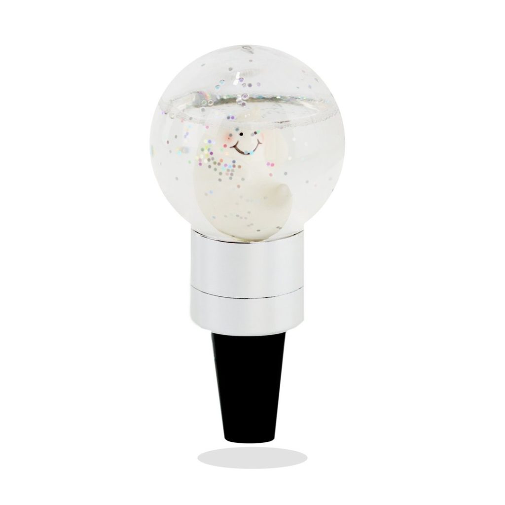LED Ghost Wine stopper Snow globe