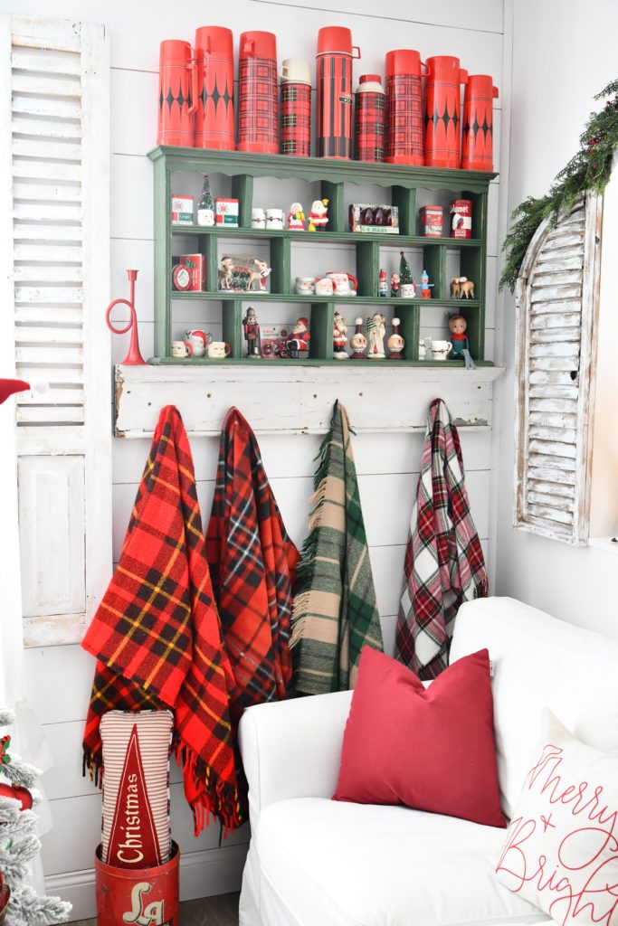 christmas pillows and blankets