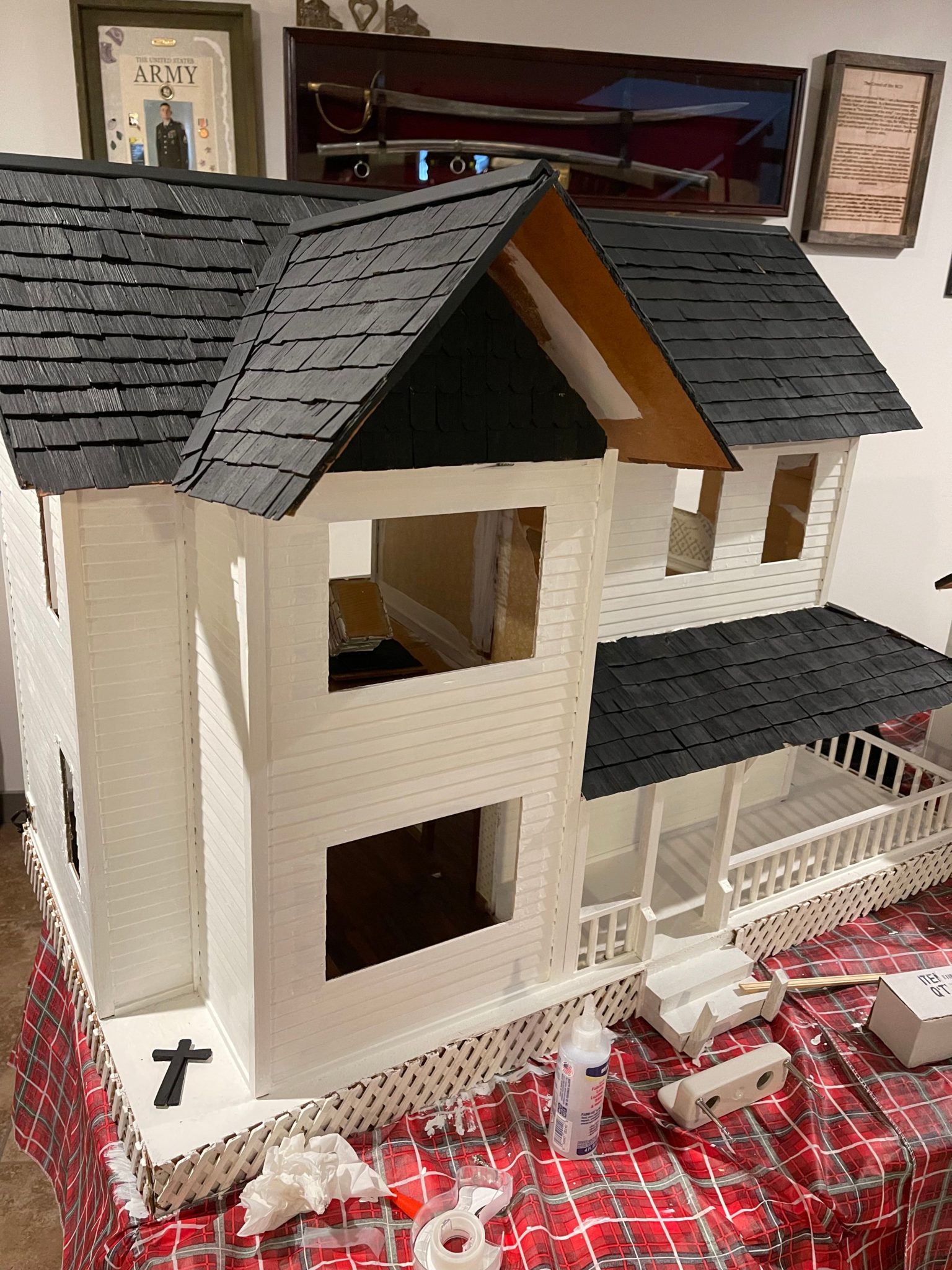 Wait Until You See My First Vintage Dollhouse Remodel DIY
