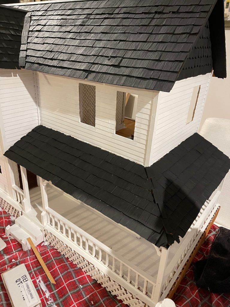 right side painted dollhouse