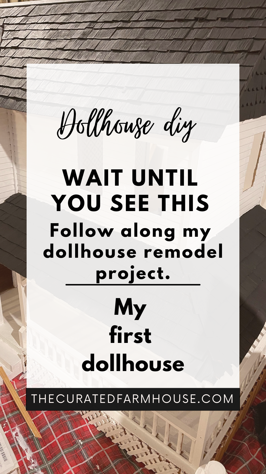 Wait Until You See My First Vintage Dollhouse Remodel DIY