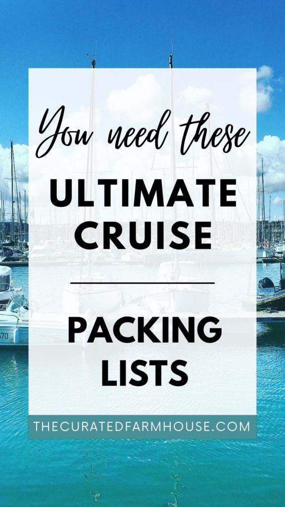 You Need This Ultimate Cruise Packing List pinterest image