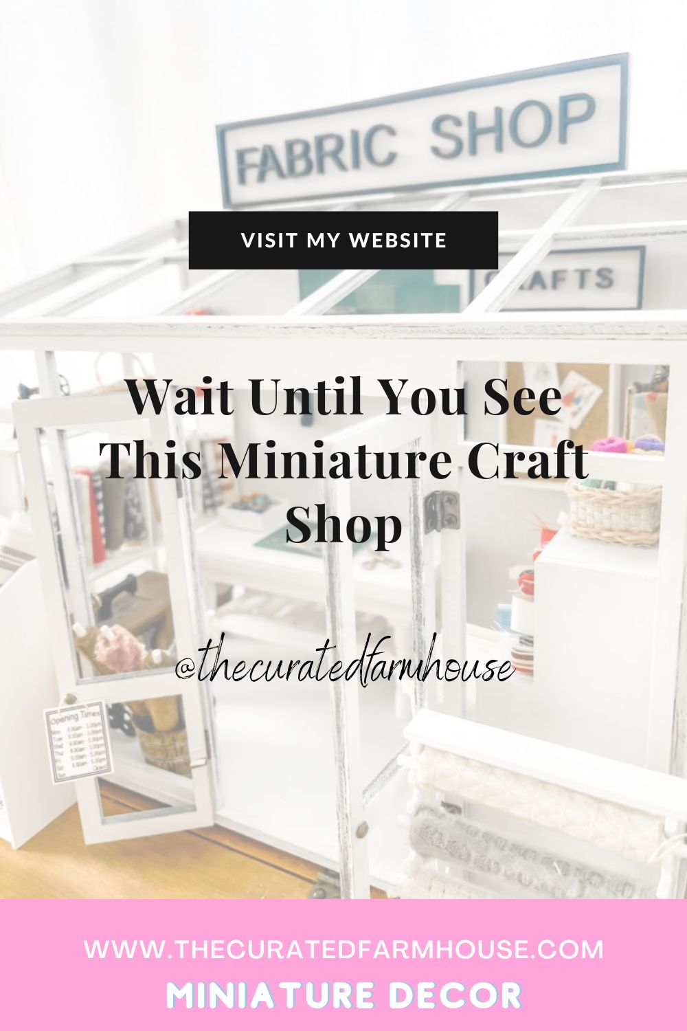 Wait Until You See This Miniature Craft Shop