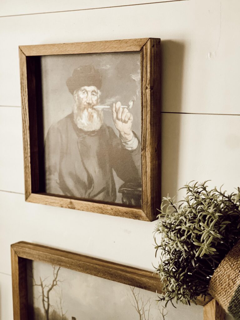 The Smoker framed art from 12 Timbers